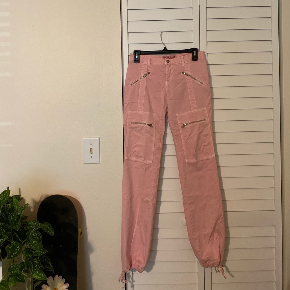 Pink Cargo Jeans
